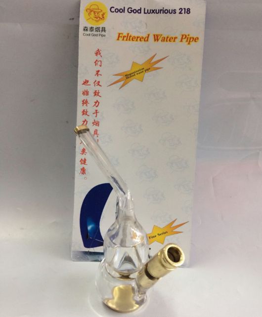 纯铜 水烟壶烧锅 水烟袋烟斗旱烟袋两用通用全套 似玻璃透明过滤详情图3