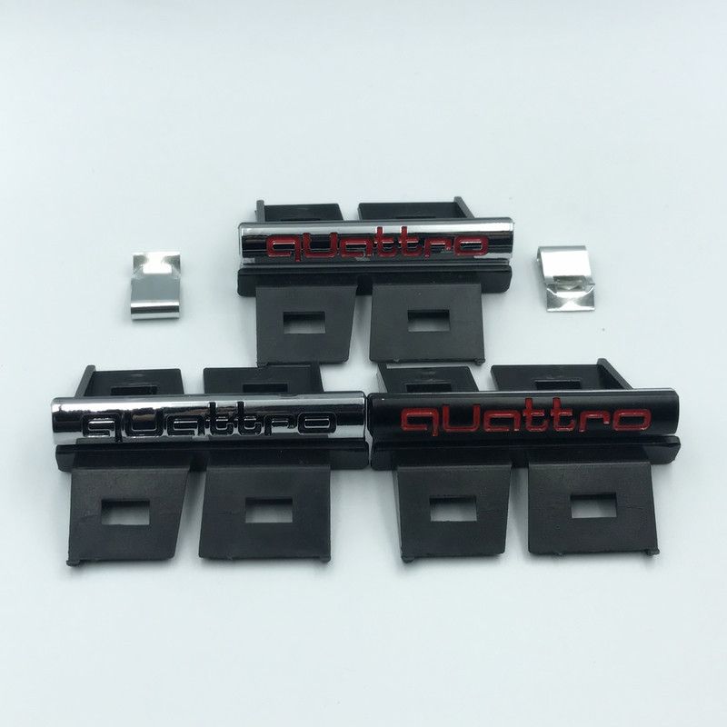 Applicable to audi A4LA5A6LA7 Medium grid Quattro medium grid Quattro car sticker