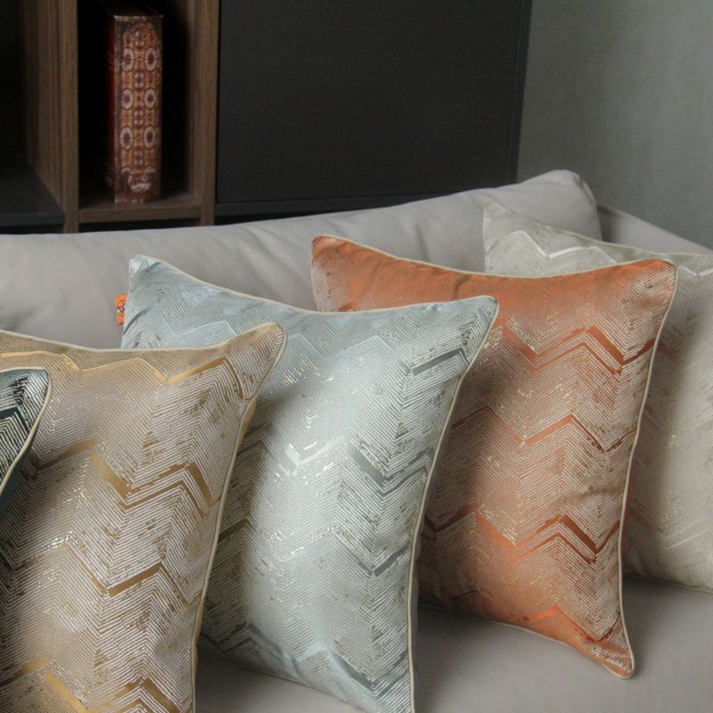 Sofa throw pillow cushions, high-end luxurious silk-like cushions Item Picture