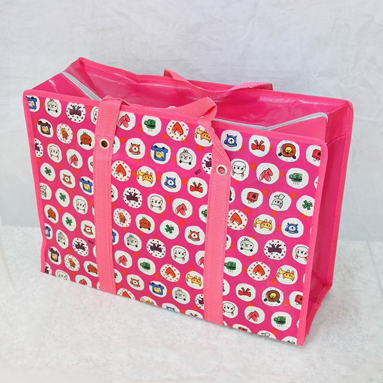 Bolsos de compras no tejidos ecológicamente engrosados y resistentes al agua. Bolsa de almacenamiento. Bolsillo abierto detail image 3