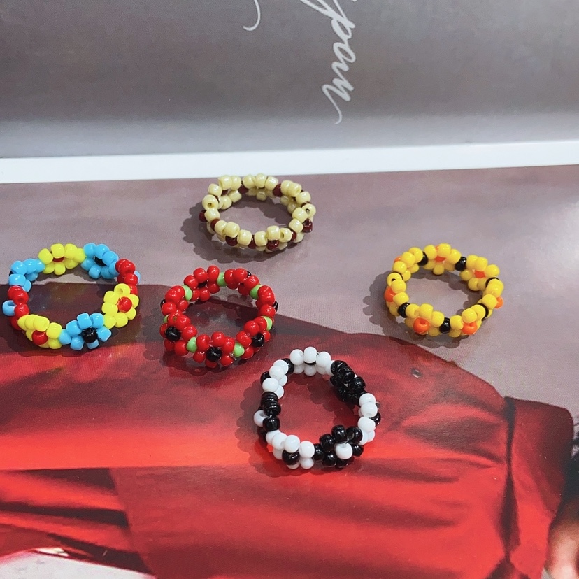 Rice bead ring details Picture