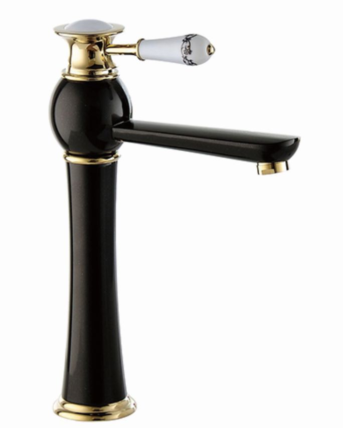 TC-10173 washbasin Faucet - High black