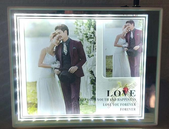 玻璃相框    LED相框  组合相框图