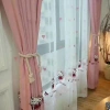 New style factory direct sales available for retail and wholesale of cartoon Kate Cat embroidered curtain fabric Application Scenario