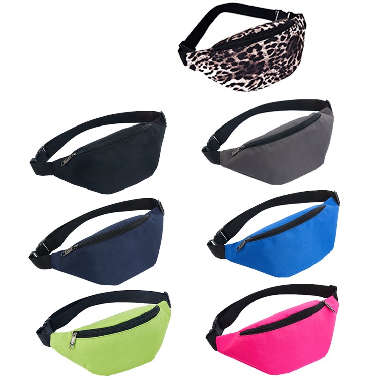 腰包批发新款牛津防水腰包 户外运动跑步手机包 多功能骑行挎包图