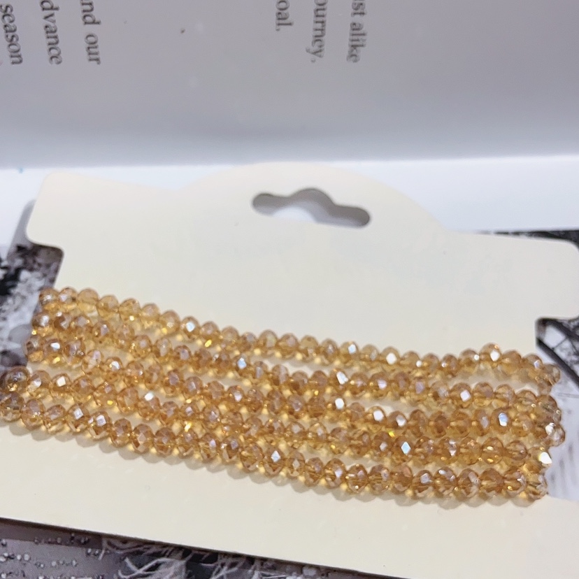 Crystal beaded bracelet Specification image