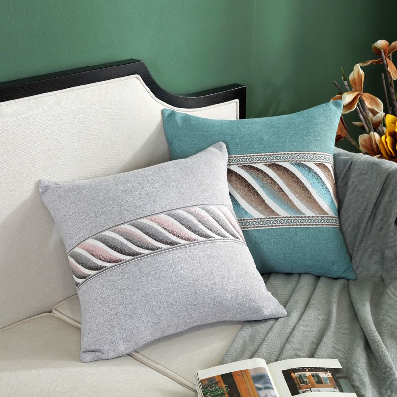 Modern Chinese-style sofa cushions, bay window headboard cushions, throw pillows, waist cushions, and national trend Application Scenario