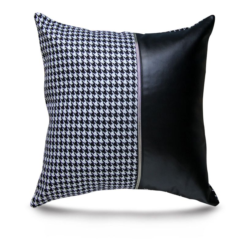 Thousand Bird Lattice Throw Pillow Cushion Nordic Style Classic Home Pillow Sofa Cushion Living Room Headboard Application Scenario