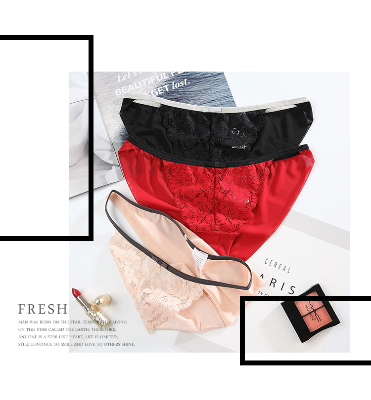Magic box mystery Magic box Mystery high bounce high split sexy lace briefs skin-friendly breathable women's panties