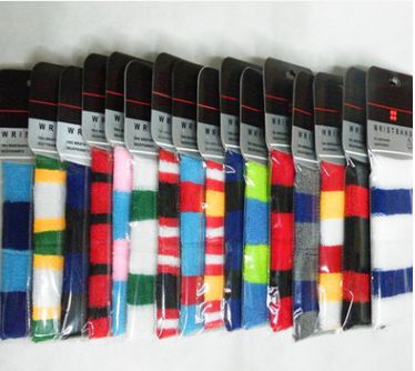 Manufacturers Direct Sales Color Towel Sports Wrist Protector Fashion Cotton Wrist Protector 1 Pay (2) Specification drawing