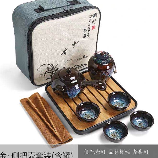 洒金.侧把壶套装详情图8