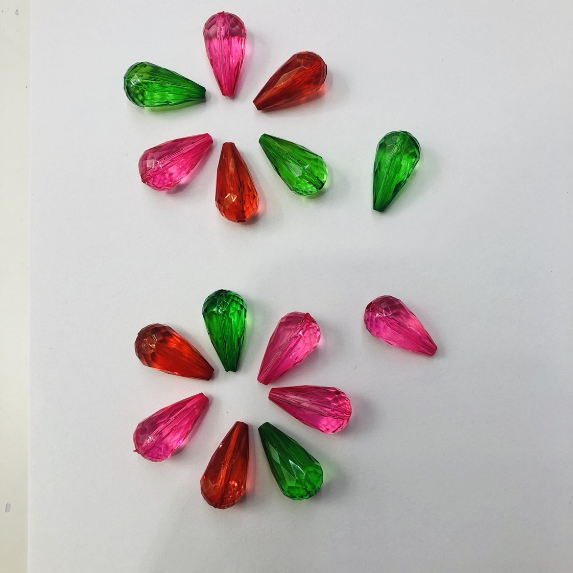 厂家直销亚克力水滴diy配件窗帘配件10*19mm10*15mm8*13mm7*12mm8*10mm13*21mm12*26mm