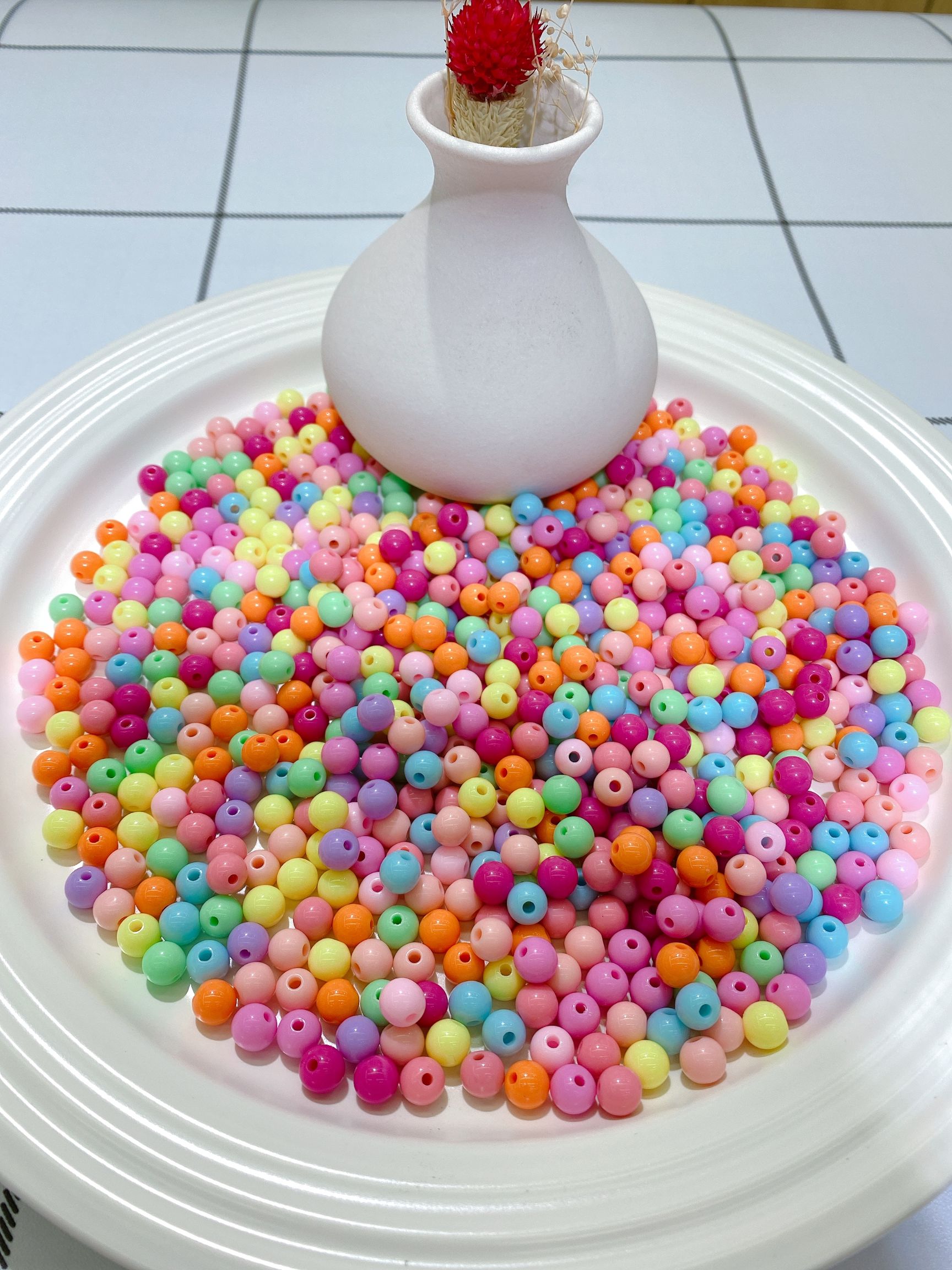 Chen Ming jewelry 8MM solid color beads DIY handmade beaded jewelry accessories thumbnail