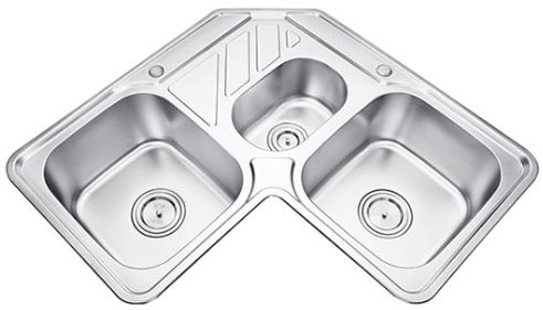 Stainless steel tank corner three slots thumbnail