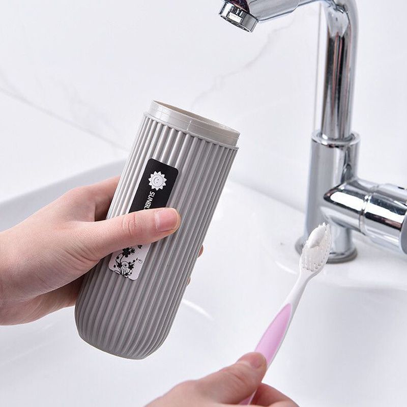 Direct sales travel toothbrush box, portable toiletry cup, brushing and rinsing cup set, tooth cylinder, toothpaste tube, dental ware storage box Specification drawing