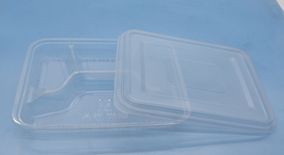 四格带盖餐盒18014