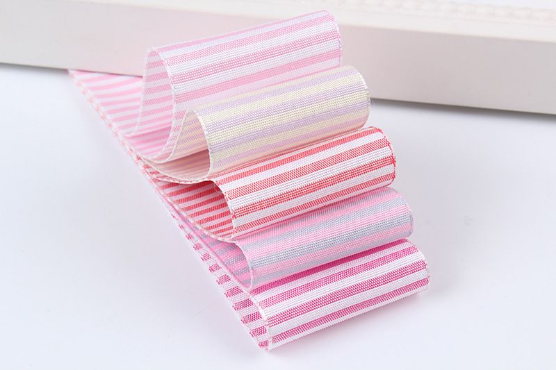 Yarn-Dyed Vertical Stripes With Colored Zebra Stripes Hair Ornaments Bow Ribbon Clothing Home Textile Bouquet Packaging Tape