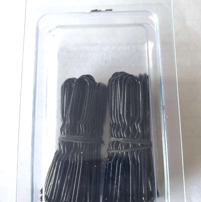 优质环保PVC盒装钢丝发夹 一字夹跨境专供 一带一路产品 国内市场产品图