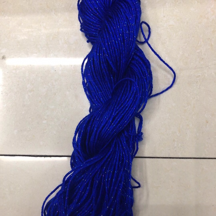 50 grams of gold thread treasure in blue