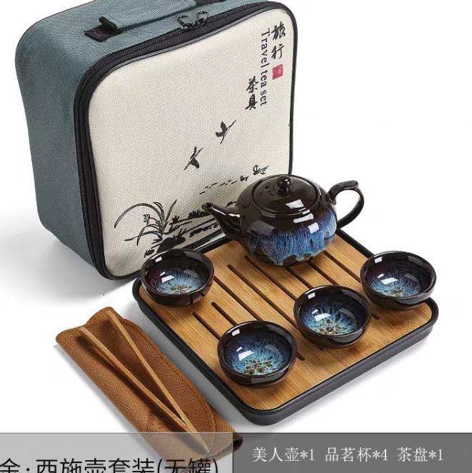 洒金.侧把壶套装详情图6