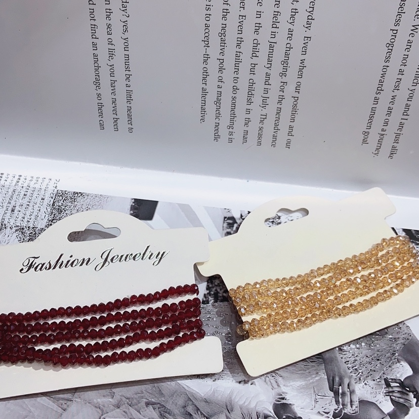 Crystal beaded bracelet Application Scenario