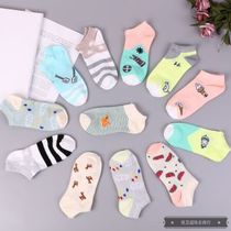 Colorful color Arctic velvet boat socks