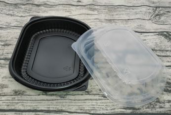 单格带盖餐盒18001