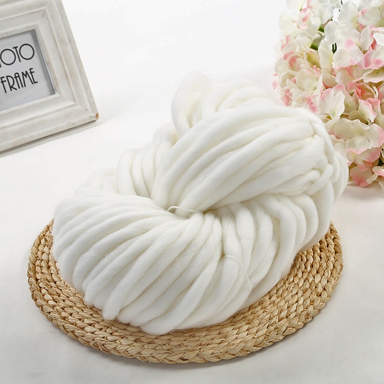 Korean Icelandic woolen yarn, thick woolen yarn, super thick and extra thick knitting thread, scarf thread, hat thread manufacturer wholesale 250g Specification image