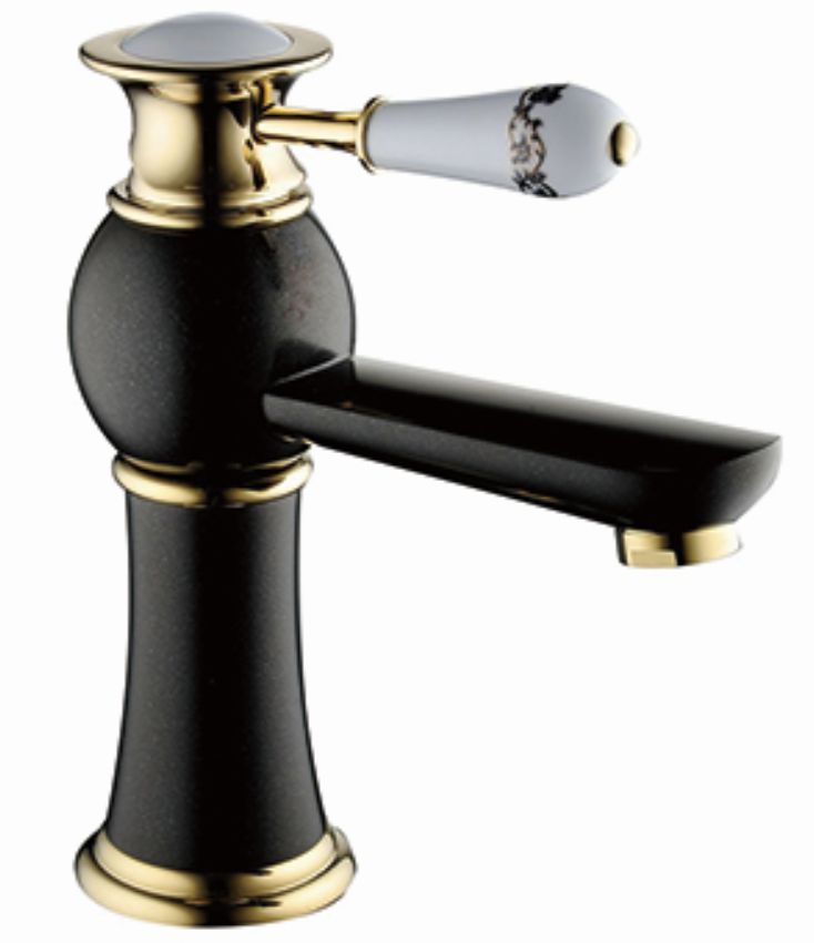 TC-10172 washbasin Faucet - Low black