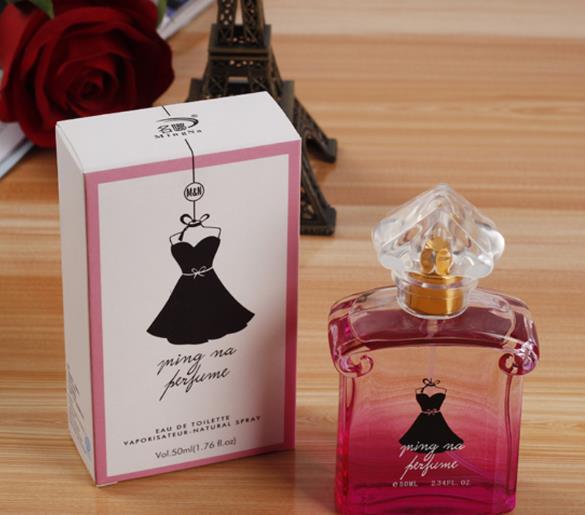Little Black dress 50ml Women's perfume Fresh and elegant domestic brand lemon flower fruit fragrance for women Specification drawing