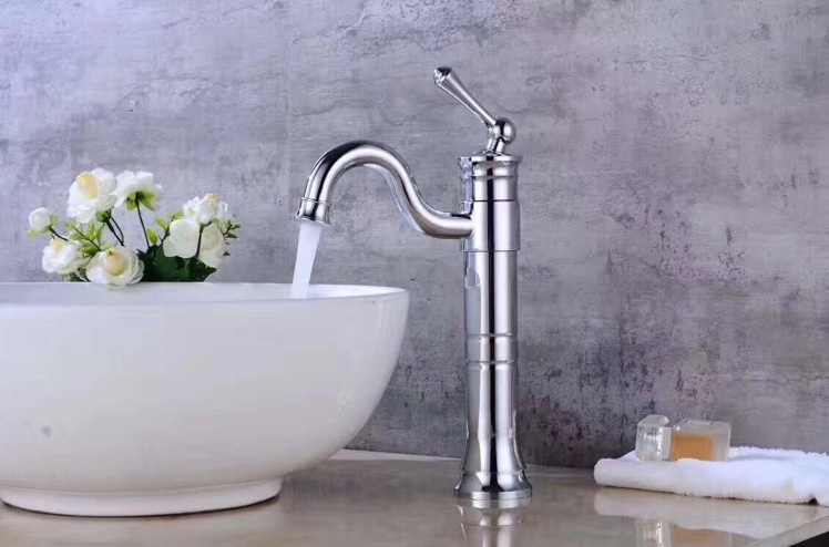 basin faucet with copper thumbnail