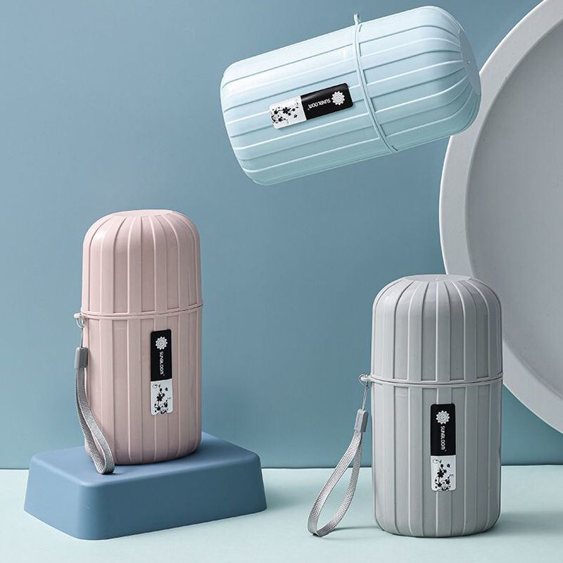 Travel Toothbrush cup, simple brush box, portable set, portable toothbrush cup, mouthwash cup, and dental bucket full figure