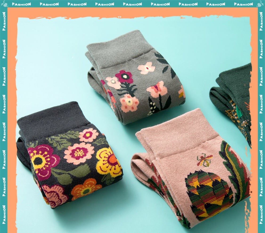 MOXIAO francia colección de medias altas para mujer Item Picture