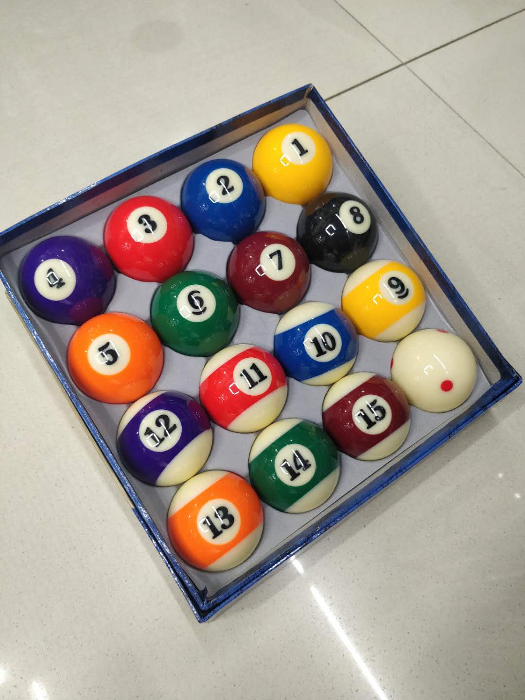 台球 3A 蓝盒球 桌球 美式台球子详情图2