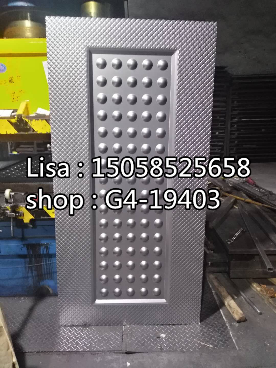 Iron plate door leather door color steel tile ridge tile thumbnail