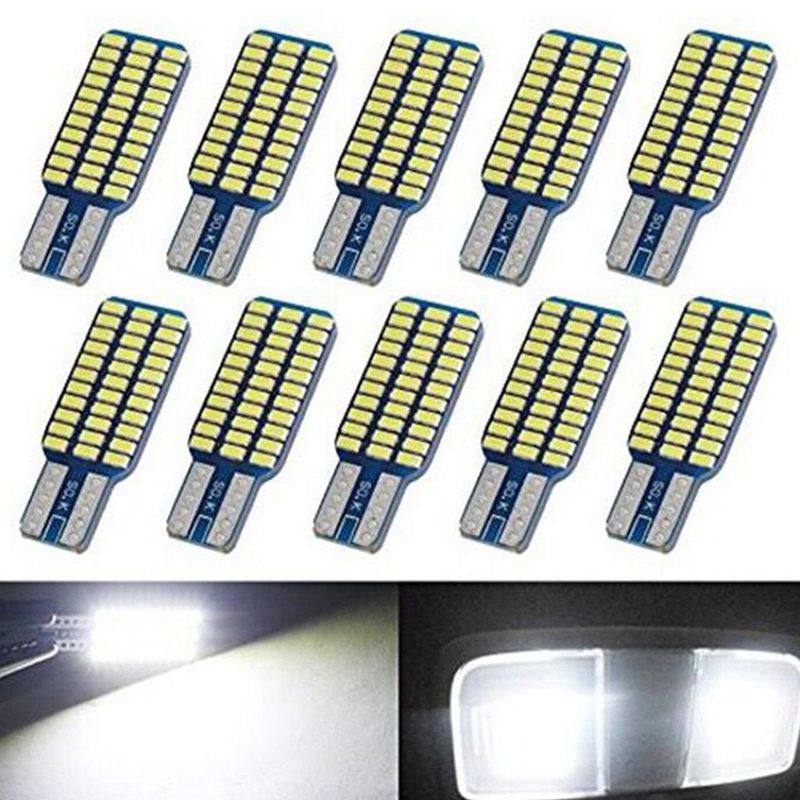 Car decoding LED W5W single-sided width indicator light, trunk light, license plate light T10 3014 33 light