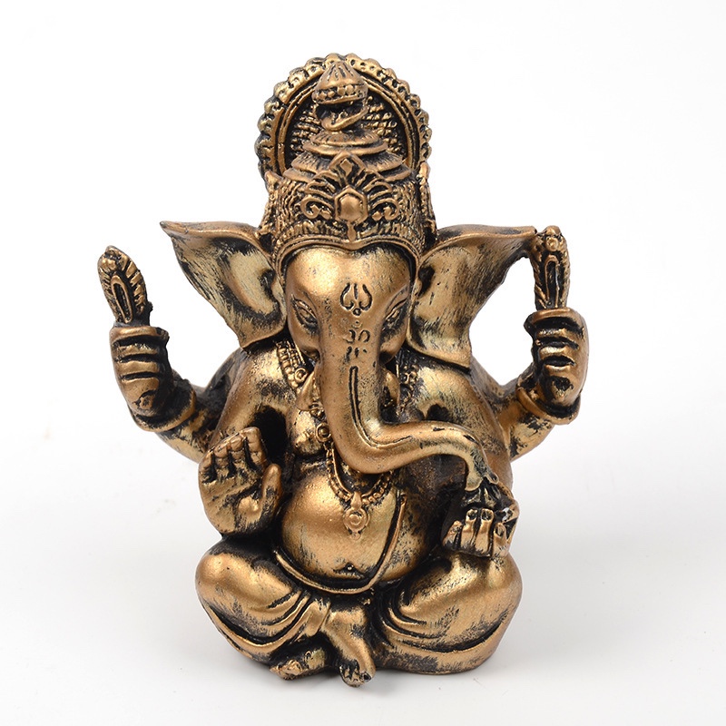 New Indian and Pakistani style elephant Trunk Buddha, God of Wealth, a great gift for good fortune, home decoration, and Thai restaurant ornaments undefined