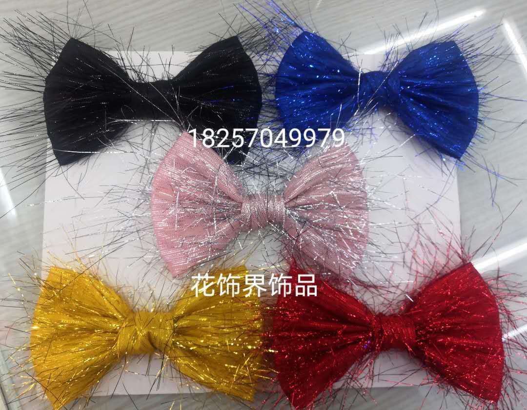 金丝布蝴蝶结详情图1