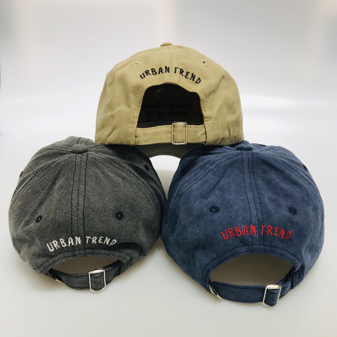 English embroidered baseball cap and sun hat Specification image