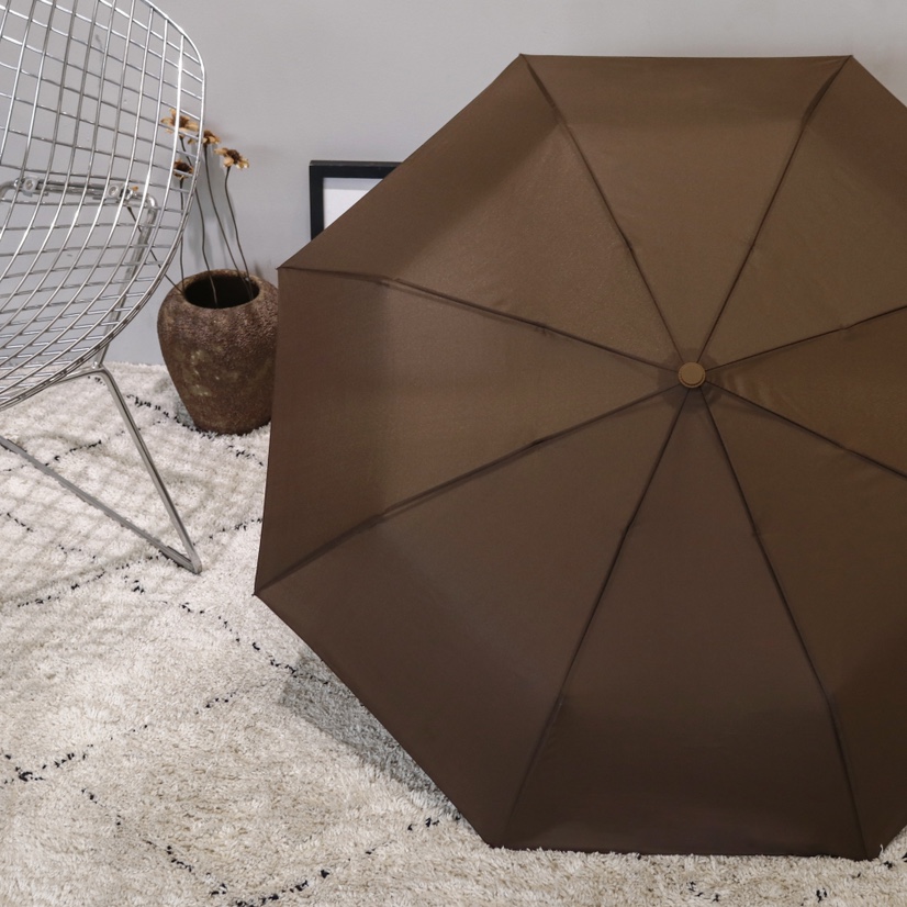 306 Windproof Self-Opening Umbrella Coffee Specification drawing