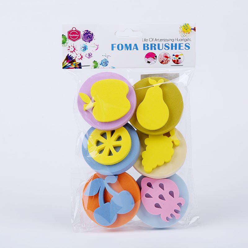 6 sets of EVA graffiti seals 10 series of mixed children DIY painting tools kindergarten early education supplies wholesale thumbnail