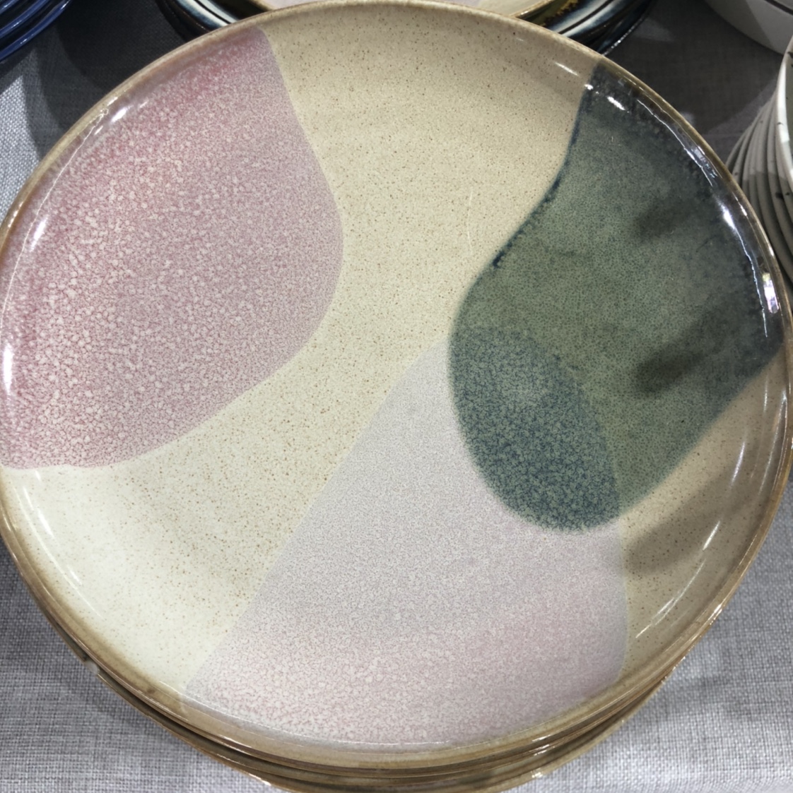 小清新陶瓷果盘色拉盘可爱风小资生活37