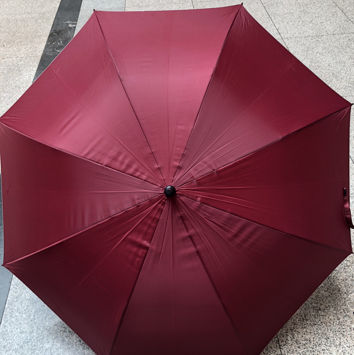 758K Fiber Silver Glue Umbrella Specification drawing