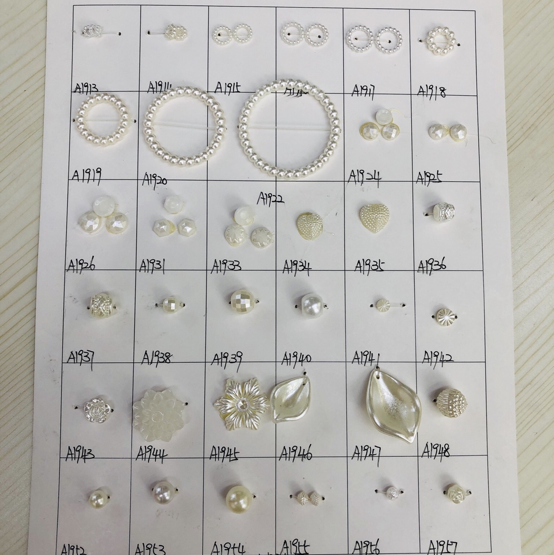 Manufacturers direct ABS imitation pearl shaped pearl thumbnail