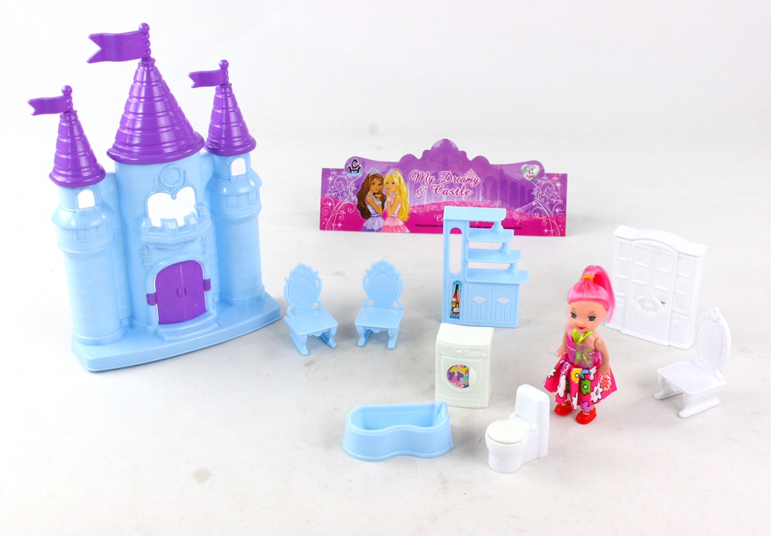 女孩娃娃屋过家家玩具仿真公主城堡模型大型别墅房子拼装儿童礼物118