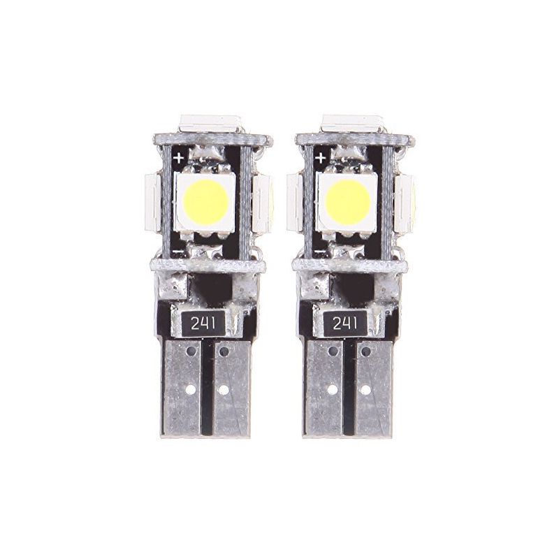 Decoding led car light W5W T10 5050 5SMD width indicator light reading light license plate light led bulb Specification image