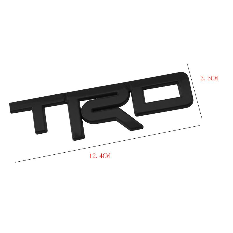 新款TRD金属贴改装车身贴标后备箱尾标贴3D立体车标贴TRD改装贴标详情1