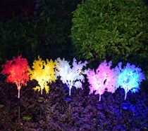 LED solar energy rime lights simulation lanterns to insert lights garden villa decorative lawn lights