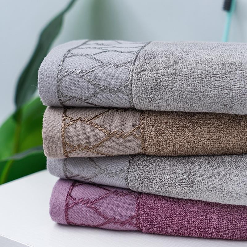 Letter-shaped pure cotton towel