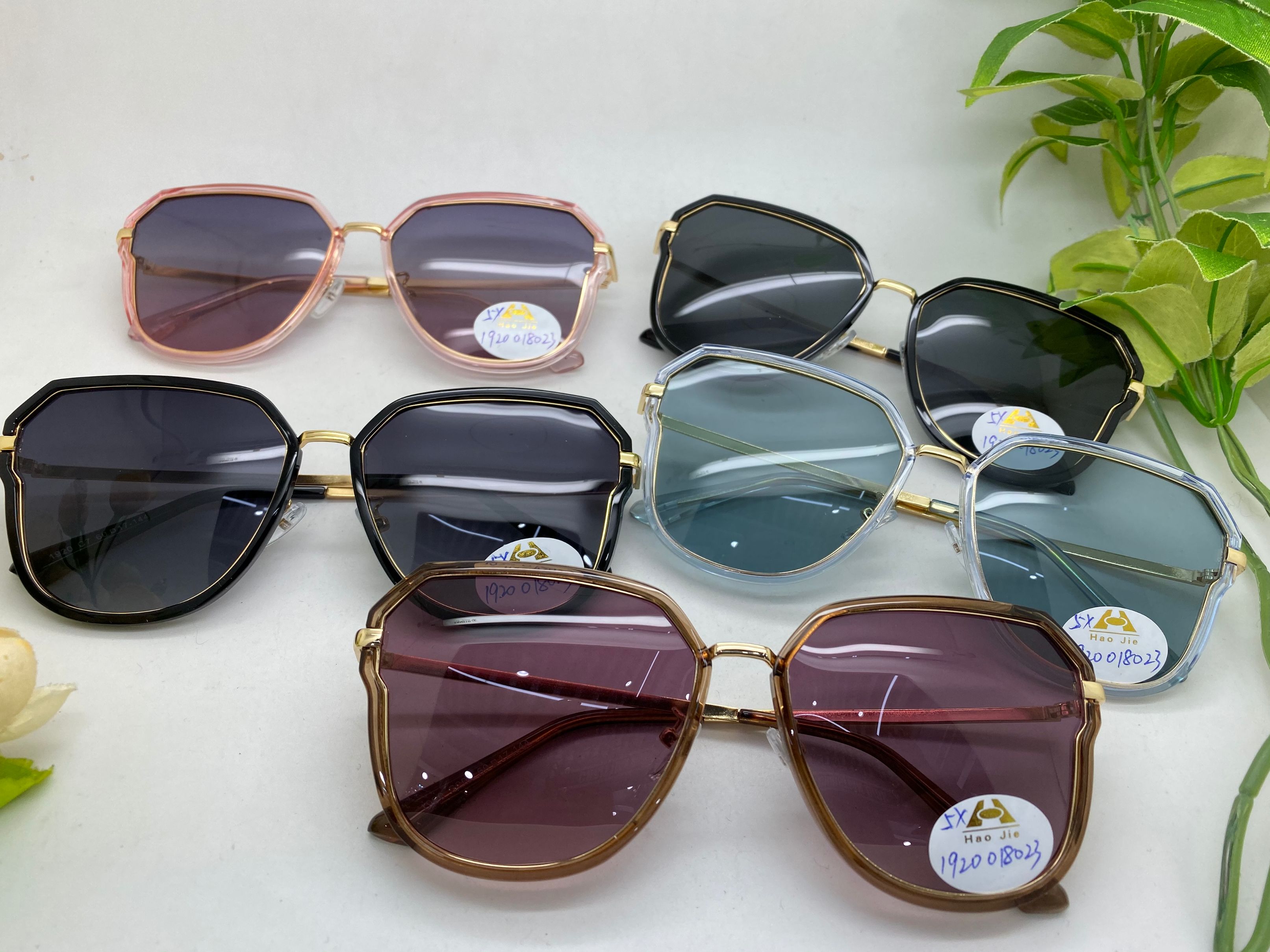 1921-Female polaroid sunglasses sunglasses cat eyes full figure